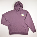 Women's Plum Oversized Pullover Hoodie, Size L
