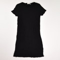 This women's black skinny knit dress by Elodie is a size XS.