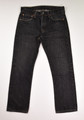 This is a pair of black Levi's 501 button front jeans, size 31 x 32.