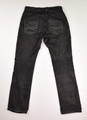 Rocco Slim Fit Low Rise Straight Leg Black Jeans, Size 29 x 30