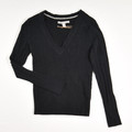 Women's Old Navy V-Neck Charcoal Sweater, Size XS