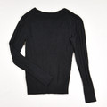 Women's Old Navy V-Neck Charcoal Sweater, Size XS