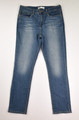 This is a pair of mid-rise straight blue jeans by Levi Strauss Signature, size 12M.