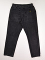This is a pair of Unitemind black denim workout jeans, size M.