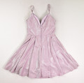 Lavender Sparkly Spaghetti Strap Short Dress, Size 3/4