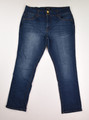 This is a pair of blue straight leg jeans by d.jeans, size 14.