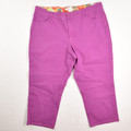 Women's Coldwater Creek Purple Capris