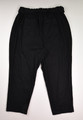Women's Black Elastic Waist Pants, Size 1X