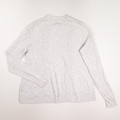 Women's Pale Grey Rib Knit Cardigan, Size M