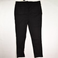 Women's Black Button Front High Waist Skinny Boohoo Jeans, Size 16