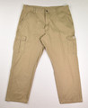 This is a pair of Wrangler tan cargo jeans, size 40 x 30.