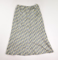 Women's Multi-color Silk Blend Skirt by Talbot, Size 4