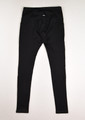 Women's Black Leggings with Front Pockets, Size S, SKU #1939