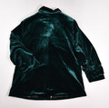Women's Green Velvet Blazer, Size 1X