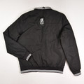 Men's Black Baseball Style Jacket, Size M
