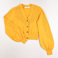 This is a button front, short, cardigan sweater by Justfab, Size XS.