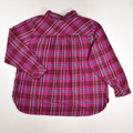 Women's Purple Plaid Flannel Shirt, Size 2X