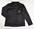 Women's Black Satin Ralph Lauren 2 Piece Pajama Set, Size S