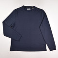 This is a men's blue knit shirt by Geoffrey Beene, Size XL.