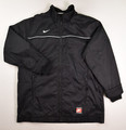 This is a men's black winter jacket by Nike, Size L. Like New!