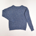 Women's Blue Marled Sweater by Dip, Size XS