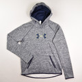 This is a blue, women's Under Armour Hoodie, Size S.