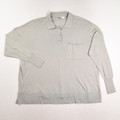 This is a light green, lightweight polo style sweater by Zara, Size M.