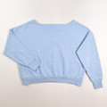 Women's Blue Yale Short Sweatshirt, Size S