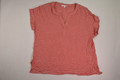Women's Jane Delancey Size XL Red and White Checked Short Sleeve Blouse