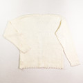 Women's Cream Embroidered Short Cardigan, Size XS