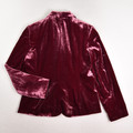 Women's Plum Velvet Blazer by Style & Co., Size 8