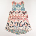 This is a Women's Multi-Color Knit Tank by Ginger G, Size M.