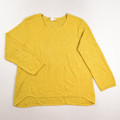 This is a Women's Yellow Cotton Sweater by Avalin, One Size Fits Most.
