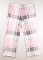 Women's Pink & Grey Plaid Fleece Pajamas, Size L, by Joyspun