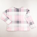 Women's Pink & Grey Plaid Fleece Pajamas, Size L, by Joyspun