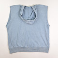 Women's Light Blue Sleeveless Hoodie by Stitch & Pine, Size L