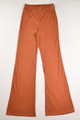 This is a Women's Rust Color Rib Knit Pants by Club London, Size 4.