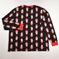 Men's Fleece Santa Pajama Top, Size XL