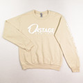 This is a Women's Tan Onstage New York Sweatshirt, Size S.