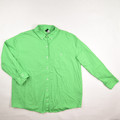 Women's Divided Size M Cotton Long Sleeve Green Blouse