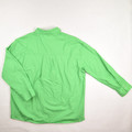 Women's Green Cotton Long Sleeve Shirt Size M