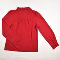 Women's Red Long Sleeve Blouse Size M