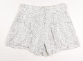 Women's M & S Collection Size 12 White and Black Silky Shorts