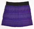 Women's Free People S Purple Stretch Short Skirt