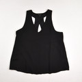 Women's Banana Republic Black V-Neck Sleeveless Blouse, Size M