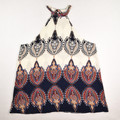 Women's Multi-Color Sleeveless Dress, Size 5XL