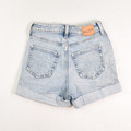 Women's Blue Denim Distressed Shorts, Size 1