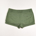Women's Green Denim Shorts, Size 8