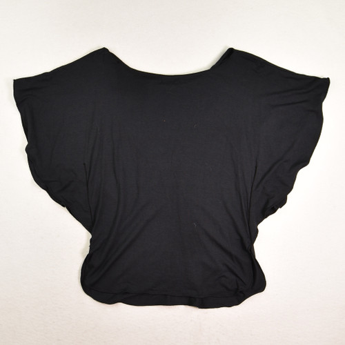 Women's Black Angel Wing Shirt, Size M