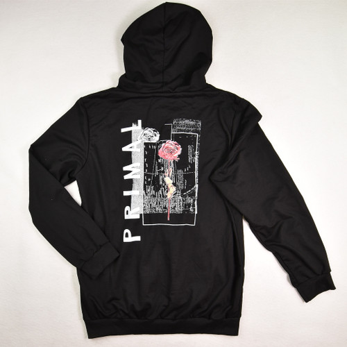 Women's Black Pullover Sweatshirt, Size XL